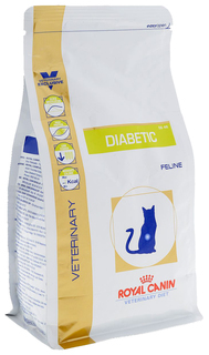 Сухой корм для кошек ROYAL CANIN Veterinary Diet Diabetic, при диабете, птица, 0,4кг