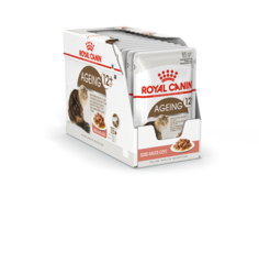 Влажный корм для кошек ROYAL CANIN Ageing+12, мясо, 12шт, 85г