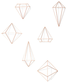 Декор для стен Umbra Prisma латунь 470520-221 Золотистый