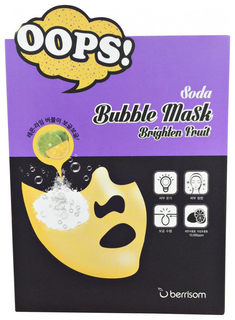 Маска для лица berrisom Soda Bubble Mask Brighten 18 мл