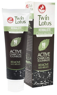 Зубная паста Twin Lotus Herbaliste Active Charcoal Toothpaste 25 г
