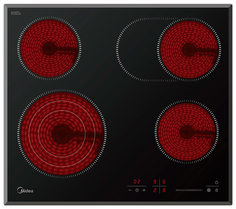 Встраиваемая варочная панель электрическая Midea MCH 64767 F Black