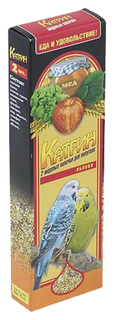 Лакомство для волнистых попугаев Катрин медовые палочки с яблоком, 2 шт Katrin