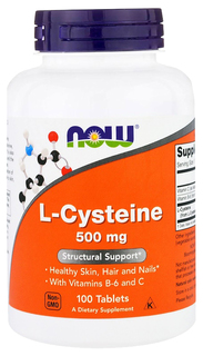 Многокомпонентный препарат NOW L-Cysteine 100 табл.
