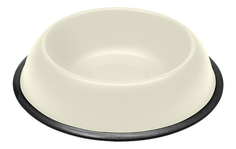 Одинарная миска для кошек Ferplast, металл, белый, 0.5 л