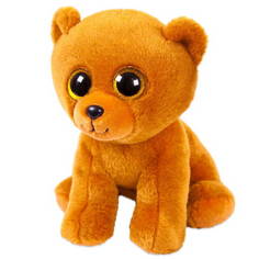 Мягкая игрушка ABtoys Медвежонок, бурый, 24 см
