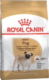 Сухой корм для собак ROYAL CANIN Pug Adult, птица, 1.5кг