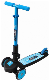 Самокат трехколесный Y-Scoo rt trio maxi 120 blue