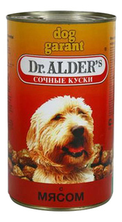 Консервы для собак Dr. Alders Garant, говядина, 12шт, 1230г