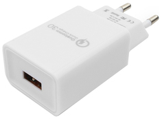 Сетевое зарядное устройство Cablexpert MP3A-PC-16, 1xUSB, 3 A, white
