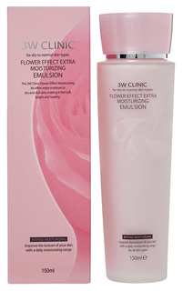 Эмульсия для лица 3W Clinic Flower Effect Extra Moisture Emulsion 150 мл