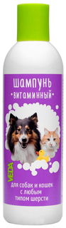 Шампунь для кошек и собак VEDA Витаминный универсальный, хвоя, ель и сосна, 220 мл