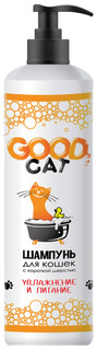 Шампунь для кошек GOOD CAT с короткой шерстью, увлажнение и питание, зеленая трава, 250 мл