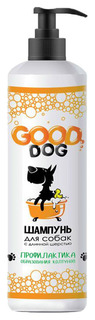 Шампунь для собак GOOD DOG с длинной шерстью для устранения колтунов, зеленая трава, 250мл
