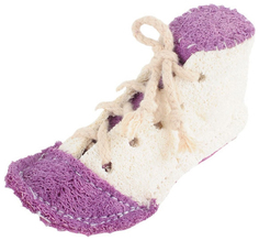 Жевательная игрушка для кошек Triol Ботинок текстиль, в ассортименте, 14.5 см