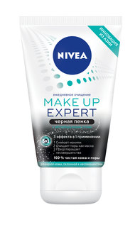 Пенка для умывания Nivea Make up Еxpert Черная Пенка 3в1 100 мл