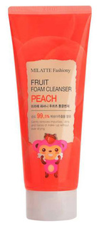 Средство для умывания MILATTE Fashiony Fruit Foam Cleanser Peach 150 мл