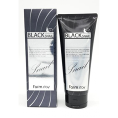 Пенка для умывания с экстрактом черной улитки Farm stay black snail deep CLEANSING FOAM