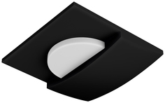 Встраиваемый светодиодный светильник Lightstar Lumina 212147 Черный