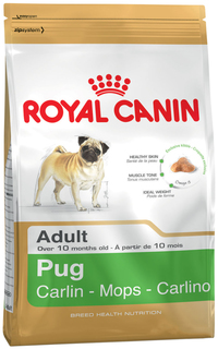 Сухой корм для собак ROYAL CANIN Pug Adult, птица, 0.5кг