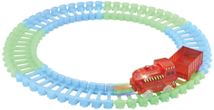 Гибкий трек 1Toy Ночной Экспресс светится в темноте 62 детали Т13190