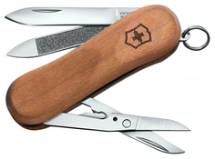 Мультитул нож-брелок Victorinox Classic EvoWood 5 функций Коричневый