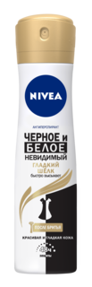 Дезодорант Nivea Черное и Белое Невидимый Гладкий шелк 150 мл