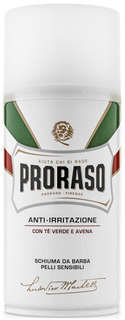 Пена для бритья Proraso Зелёный Чай и Овёс 300 мл