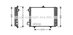 Радиатор кондиционера AVA QUALITY COOLING PEA5295D