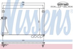 Радиатор кондиционера Nissens 94428
