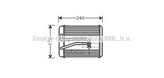Радиатор печки AVA QUALITY COOLING HY6119