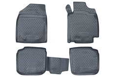 Коврики в салон TOYOTA Premio/Allion, 12/2001–05/2007, П.Р., 4 шт. (полиуретан, серый) Element