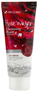 Пенка для умывания 3W Clinic Rose Water Foam Cleansing 100 мл