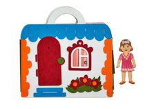 Сумка-игралка Кукольный домик Smile Decor Ф259