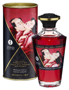Массажное масло Shunga с ароматом вишни 100 мл
