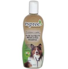 Шампунь для кошек и собак Espree Classic Care Aloe Oatbath Medicated, алоэ и овес, 355 мл