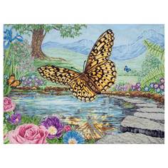 Набор для вышивания Anchor MAIA 3D бабочки 45х60см, 5678000-01232