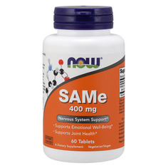 NOW SAMe 400 мг (60 таблеток) - адеметионин 400 мг аналог САМе