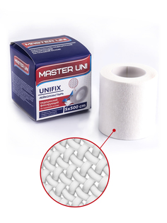 Пластырь Master Uni Unifix фиксирующий на тканевой основе 5 х 500 см