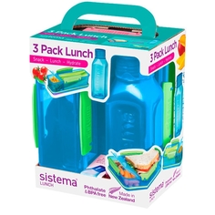 Sistema Набор Lunch: 2 контейнера и бутылка 475мл