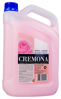 Жидкое крем-мыло CREMONA Розовое масло 5 л