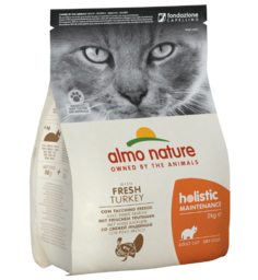 Сухой корм для кошек Almo Nature Holistic, индейка, 2кг