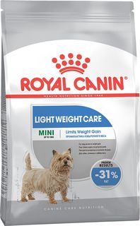 Сухой корм для собак ROYAL CANIN Mini Light Weight Care, для мелких пород, 1кг