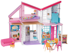 Домик для кукол "Барби" - Дом Малибу, 6 комнат, 25 аксессуаров Mattel
