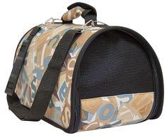 Сумка-переноска для животных Зооник Азбука, жесткая, 22,5х37х21см