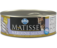 Консервы для кошек Farmina Matisse Mousse, мусс с сардинами, 85г
