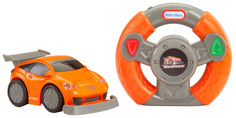 Оранжевый спорткар YouDrive Red Muscle Car с рулем на р/у Little Tikes