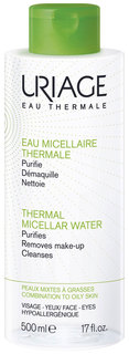 Мицеллярная вода Uriage Thermal Micellar Water Combination to Oily Skin 500 мл