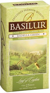 Чай зеленый Basilur radella green 25 пакетиков