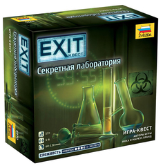 Настольная игра "Exit-квест. Секретная лаборатория" Звезда